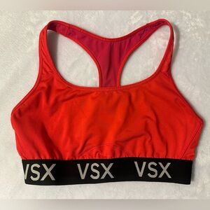 Victoria’s Secret VSX Red Sports Bra. Large. EUC